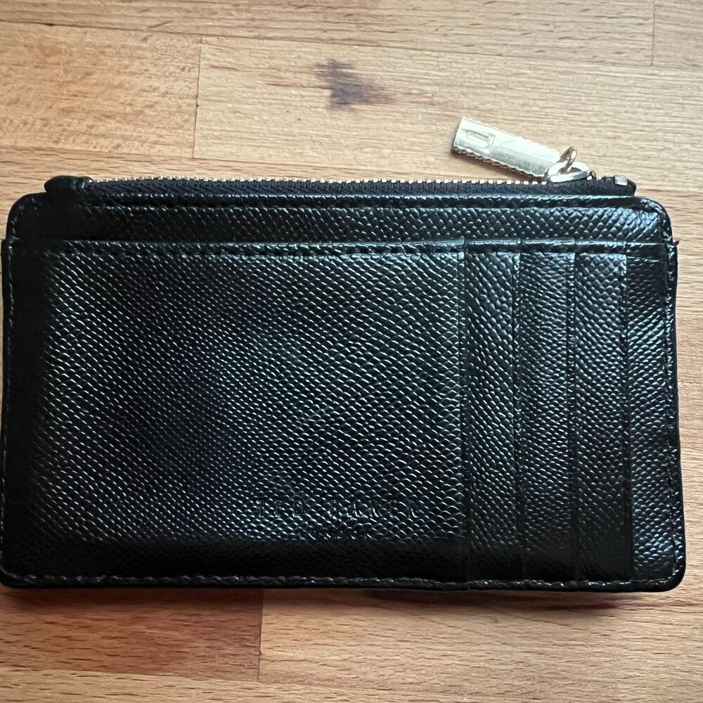 Ted Baker Black Metal Bow Card and Coin Wallet - Picture 3 of 9